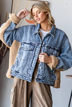 Load image into Gallery viewer, Sherpa Denim Jacket
