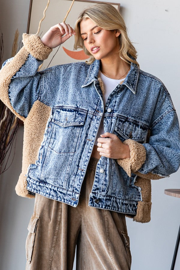 Sherpa Denim Jacket