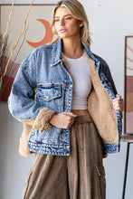 Load image into Gallery viewer, Sherpa Denim Jacket
