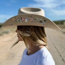 Load image into Gallery viewer, The Floral Lou Cowgirl Hat
