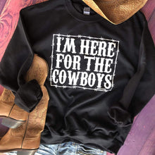 Load image into Gallery viewer, Here For The Cowboys Sweatshirt
