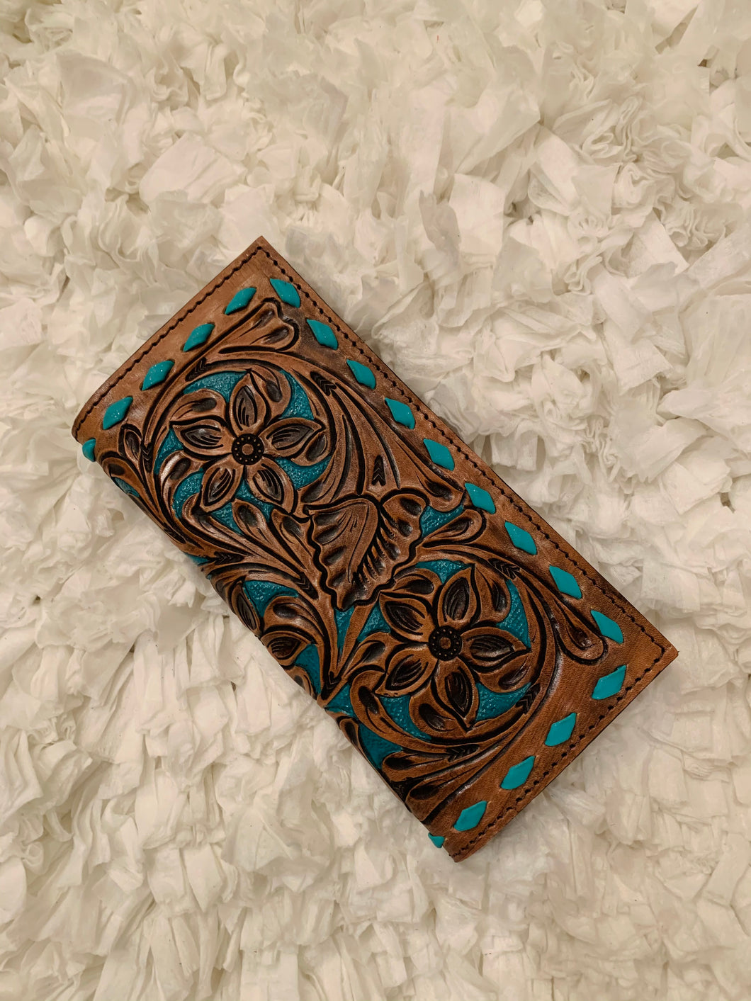 Turquoise Tally Wallet