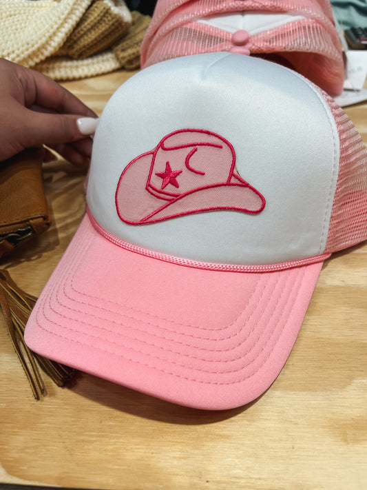 Pink Cowgirl Trucker Hat