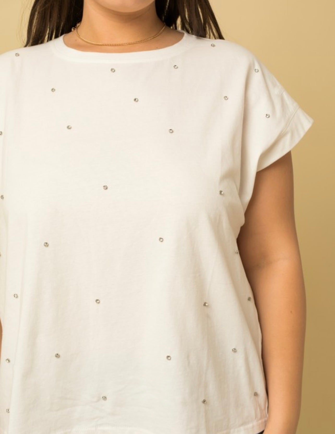 Rhinestone Studs Shirt